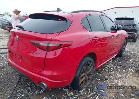 2021 Alfa Romeo Stelvio Ti Awd from USA, damaged, VIN ZASPAKBN7M7D16208